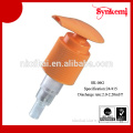 Plastic shampoo bottle lotion pump
